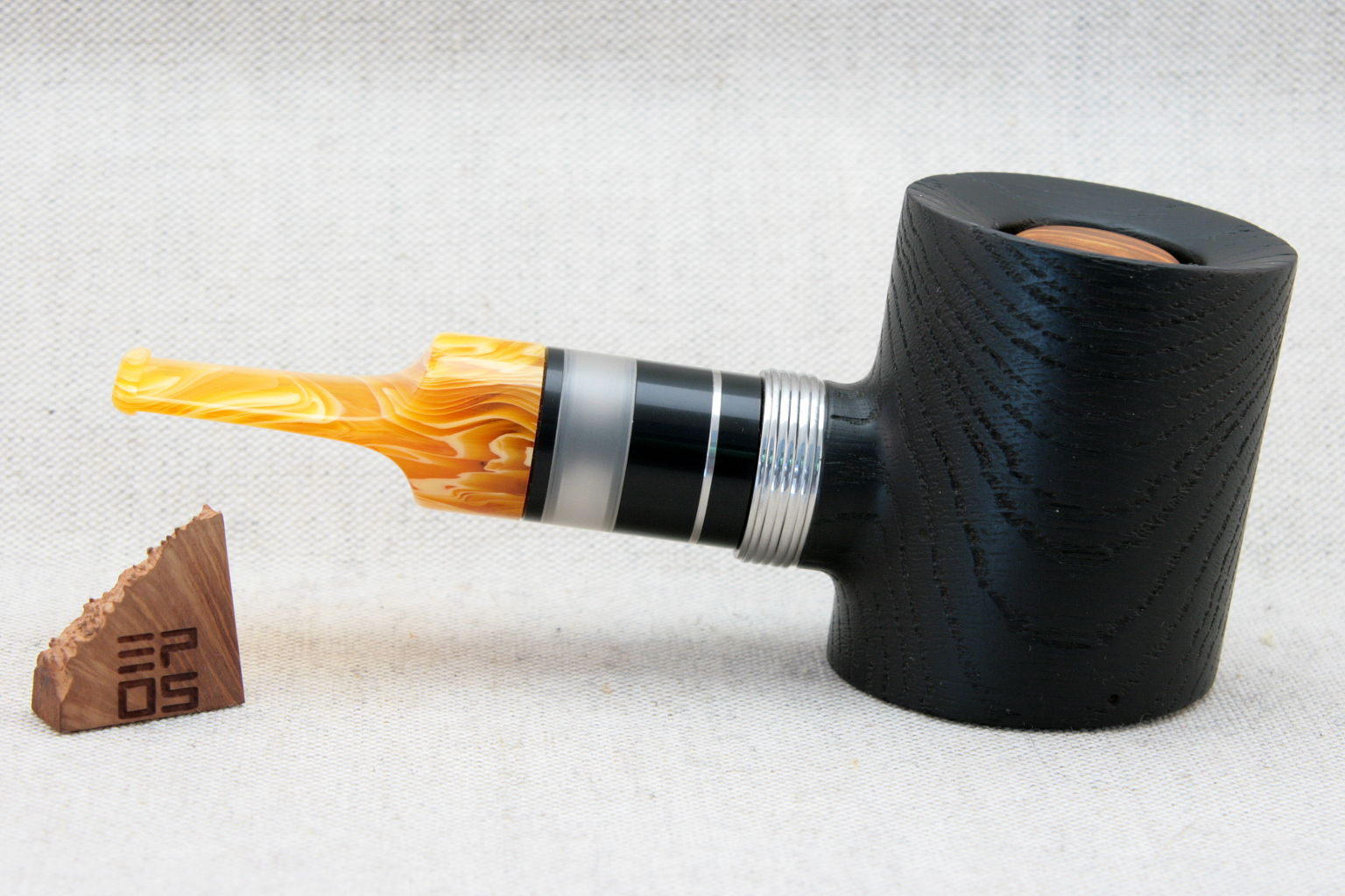 Morta Mariasch e-pipe. Mechanical vaping mod made by Epos.